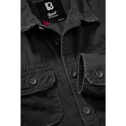 Brandit Ladies Vintage Shirt Longsleeve Black -Brandit || Mil-Tec || Condor Sales 9618 2 Brandit Ladies Vintage Shirt Black 05