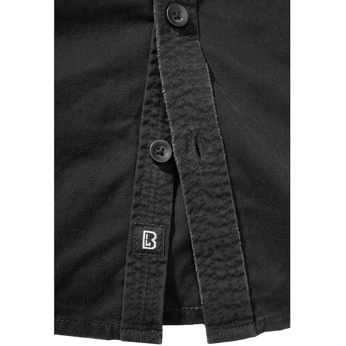 Brandit Ladies Vintage Shirt Longsleeve Black - Image 6