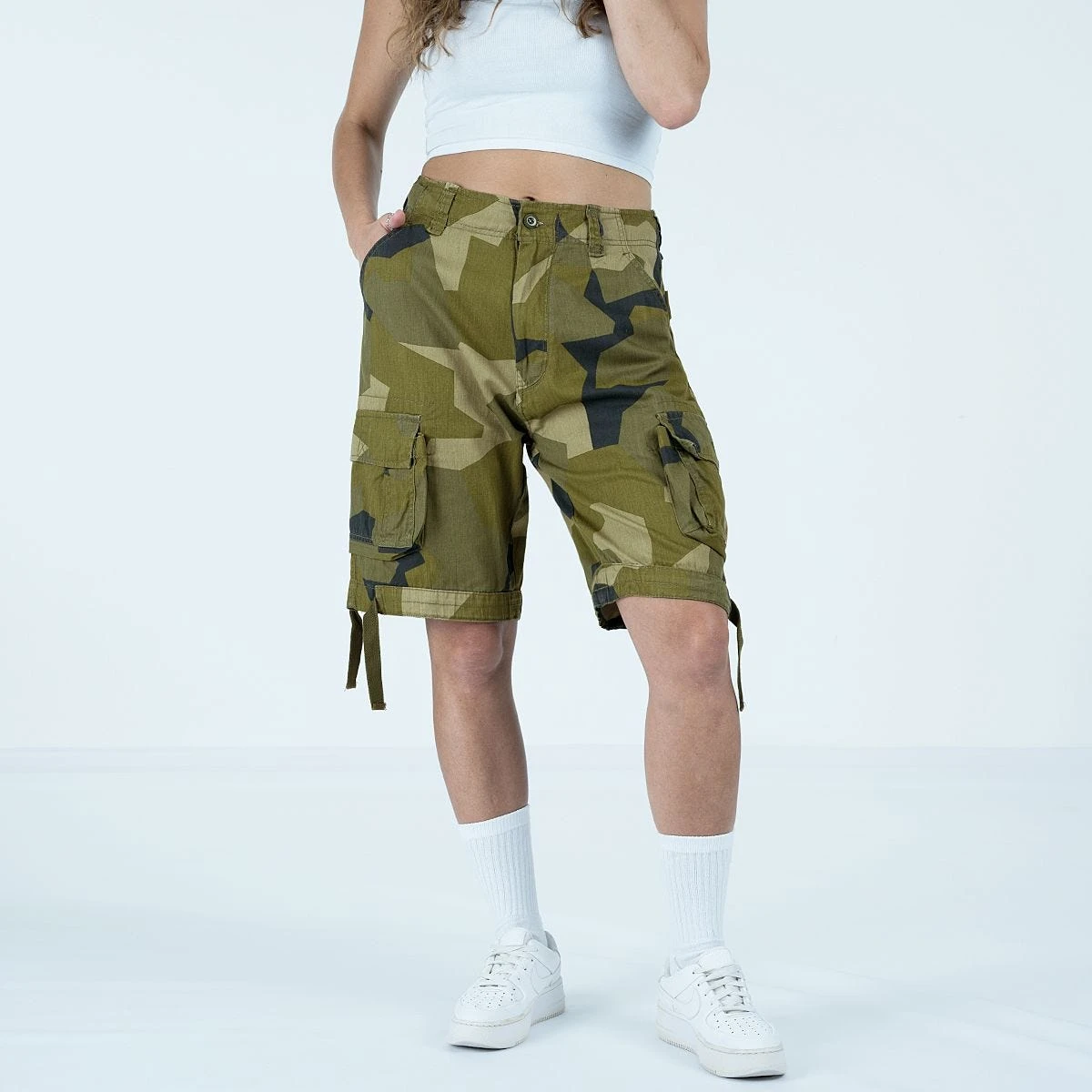 Brandit Ladies Urban Legend Shorts Swedish M90 Camo 3 Brandit Ladies Urban Legend Shorts Swedish M90 Camo