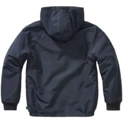 Brandit Kids Windbreaker Front Zip Navy 6 Brandit Kids Windbreaker Front Zip Navy -Brandit || Mil-Tec || Condor Sales Brandit Kids Windbreaker Front Zip Navy 2 1200x1200