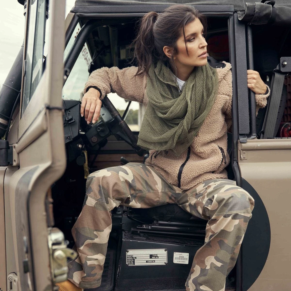 Brandit Ladies BDU Ripstop Trousers Light Woodland 6 Brandit Ladies BDU Ripstop Trousers Light Woodland - Image 4