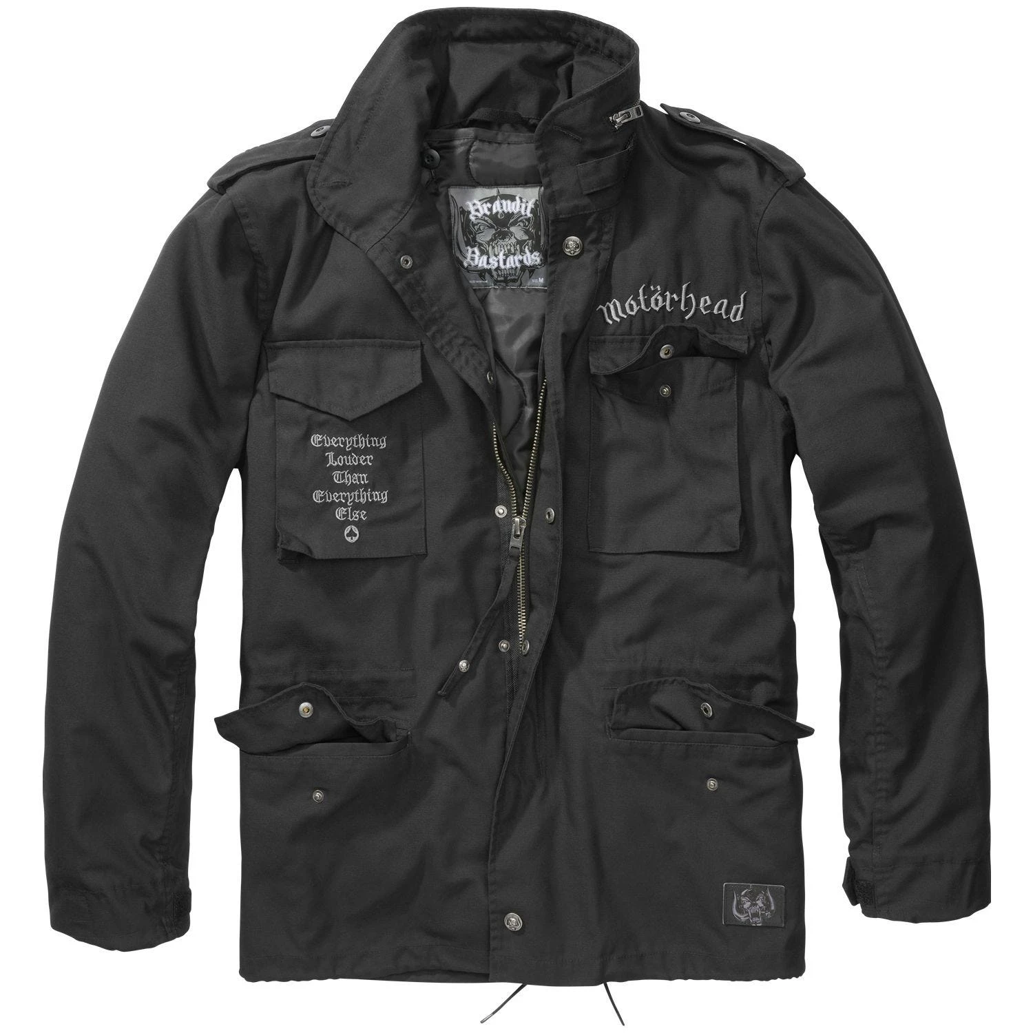 Brandit Motörhead M65 Jacket Black 3 Brandit Motörhead M65 Jacket Black