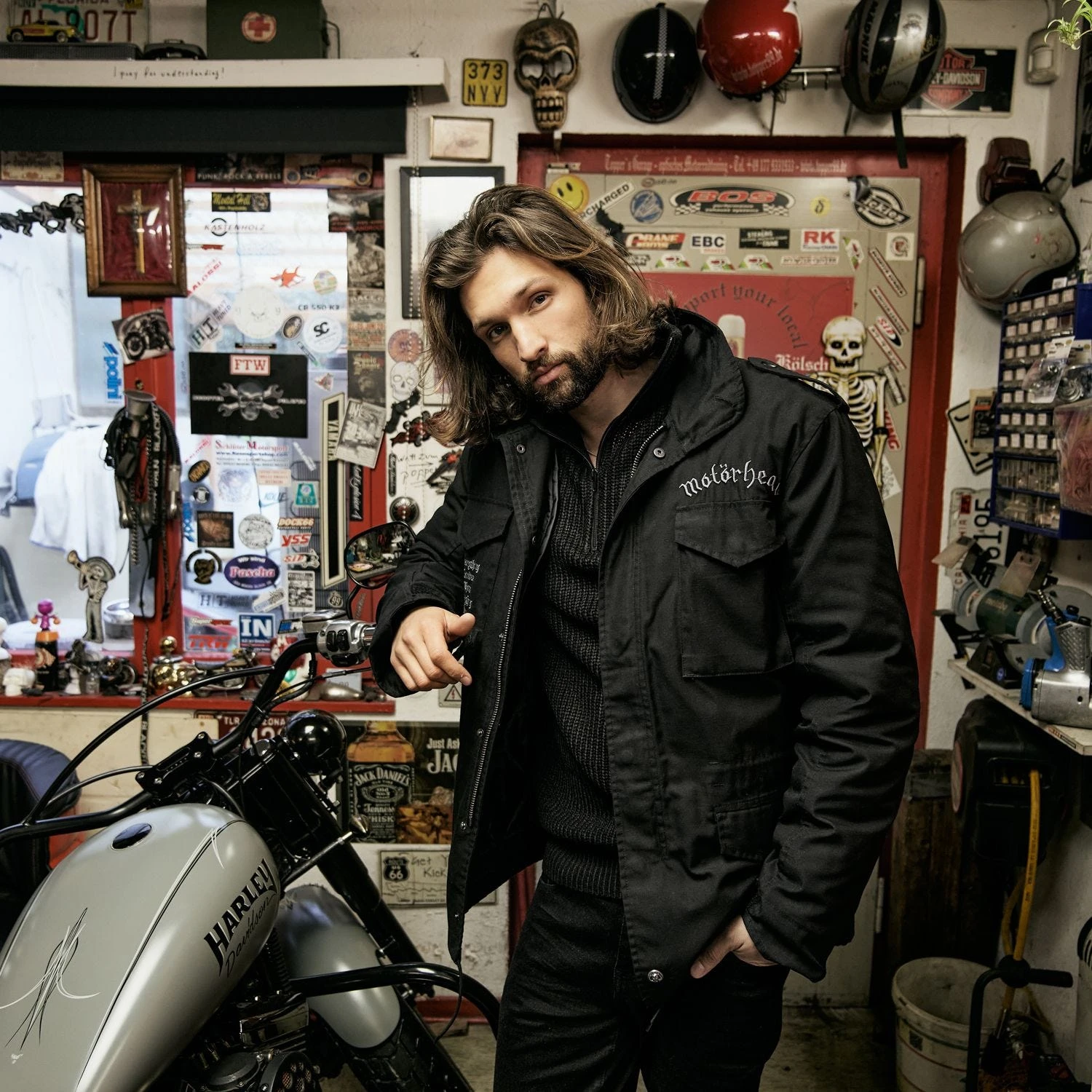 Brandit Motörhead M65 Jacket Black 6 Brandit Motörhead M65 Jacket Black - Image 4