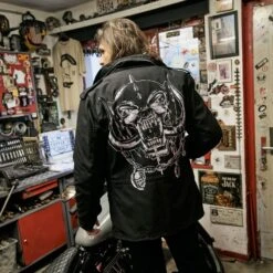 Brandit Motörhead M65 Jacket Black 11 Brandit Motörhead M65 Jacket Black -Brandit || Mil-Tec || Condor Sales Brandit Motorhead M65 Jacket Black 5 2