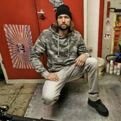 Brandit Motörhead Sweathoody Grey Camo -Brandit || Mil-Tec || Condor Sales Brandit Motorhead Sweathoody Grey Camo 4 2