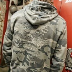 Brandit Motörhead Sweathoody Grey Camo -Brandit || Mil-Tec || Condor Sales Brandit Motorhead Sweathoody Grey Camo 5 2