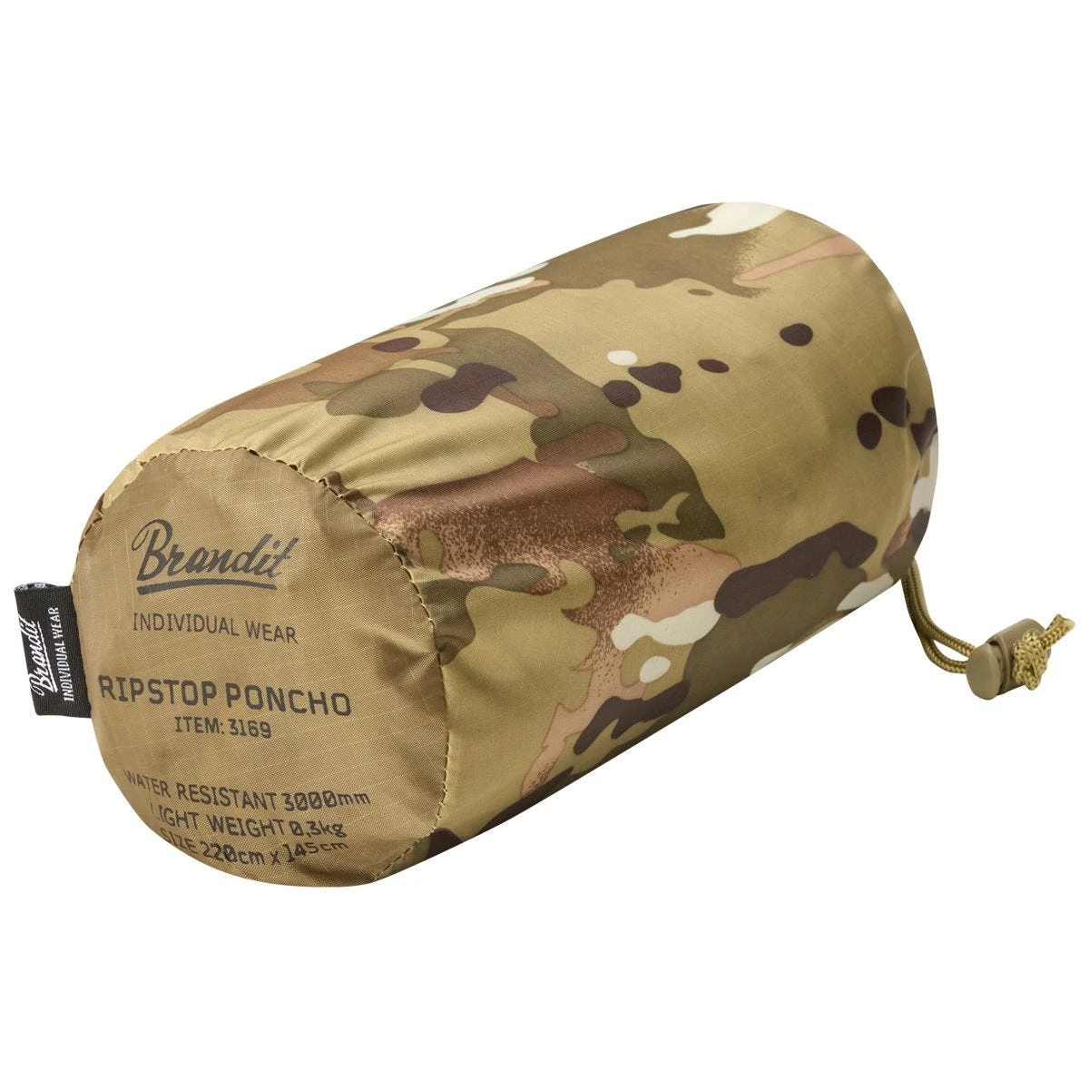 Brandit Ripstop Poncho Tactical Camo 4 Brandit Ripstop Poncho Tactical Camo - Image 2