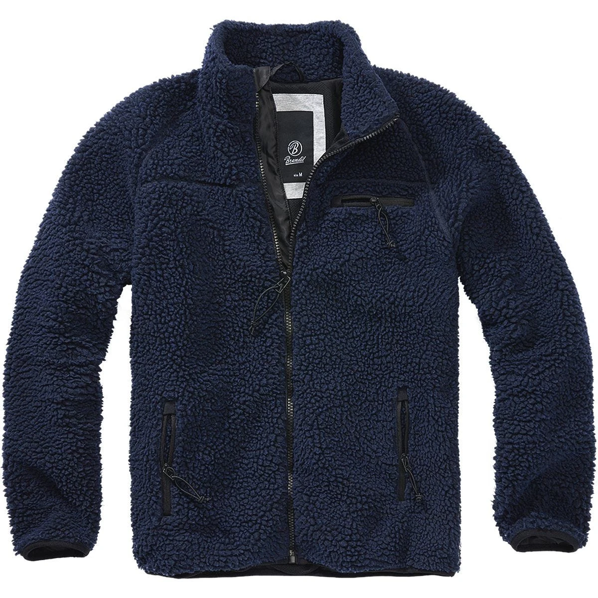 Brandit Teddyfleece Jacket Navy 5 Brandit Teddyfleece Jacket Navy - Image 3