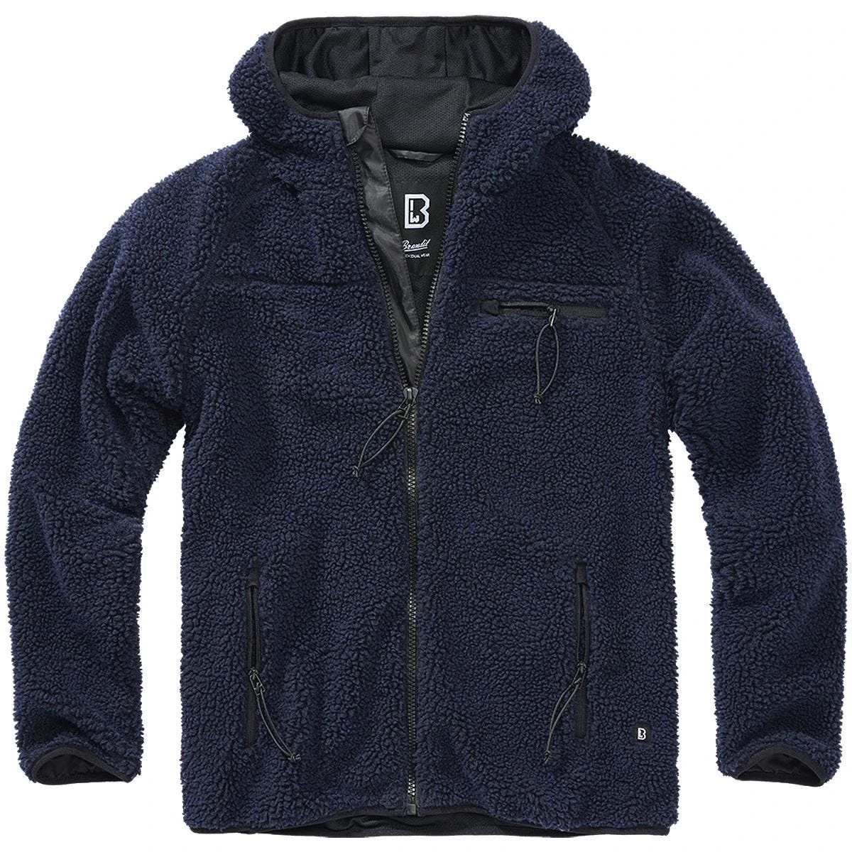 Brandit Teddyfleece Worker Jacket Navy 6 Brandit Teddyfleece Worker Jacket Navy - Image 4