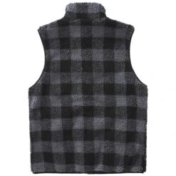 Brandit Teddyfleece Worker Vest Black/Grey -Brandit || Mil-Tec || Condor Sales Brandit Teddyfleece Worker Vest Black Grey 4 1200x1200 2