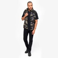 Brandit Teddyfleece Worker Vest Dark Camo -Brandit || Mil-Tec || Condor Sales Brandit Teddyfleece Worker Vest Dark Camo 2 1200x1200 2