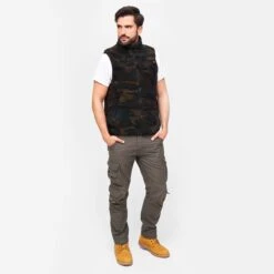 Brandit Teddyfleece Worker Vest Woodland -Brandit || Mil-Tec || Condor Sales Brandit Teddyfleece Worker Vest Woodland 2 1200x1200 2