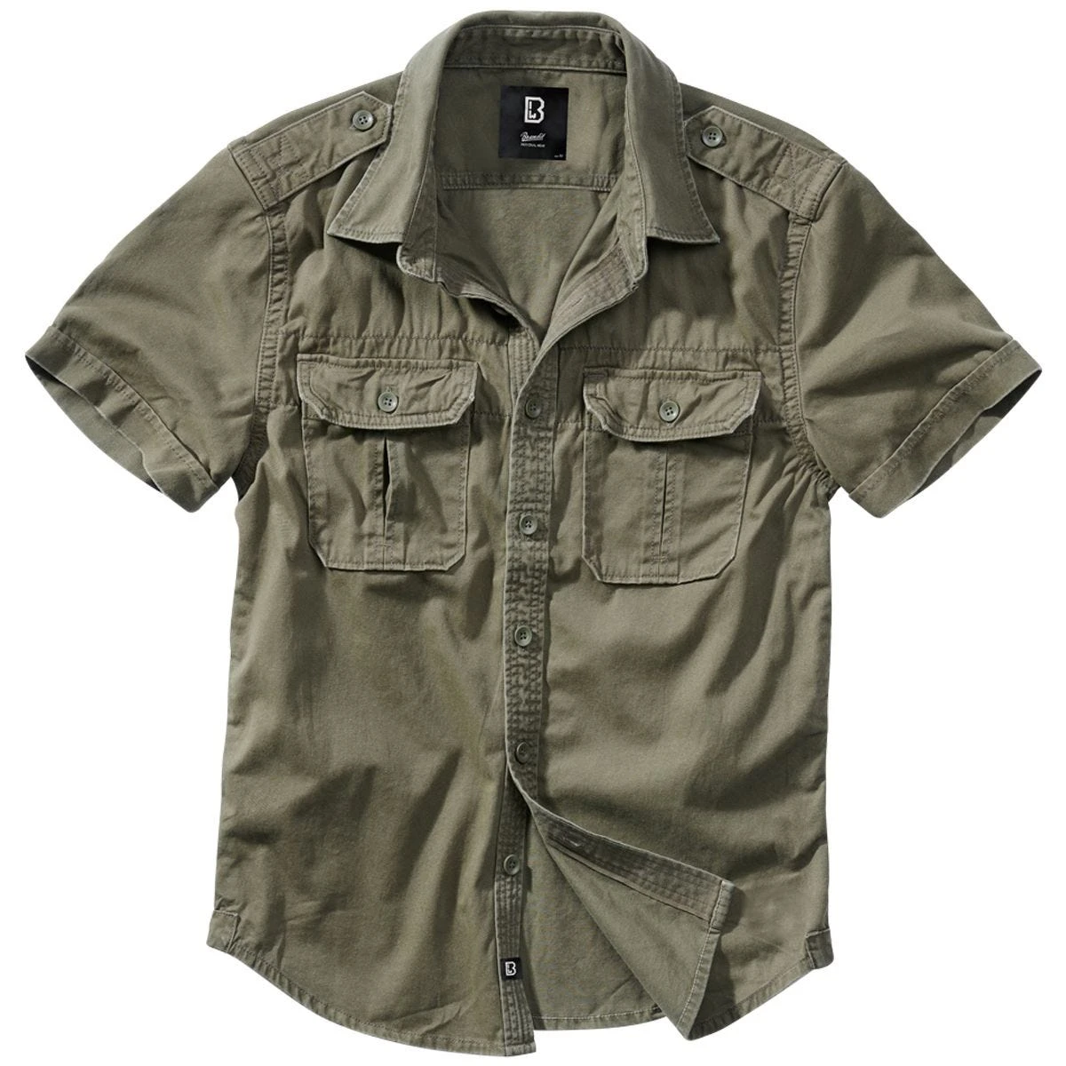 Brandit Vintage Shirt Short Sleeve Olive