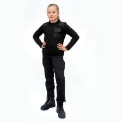 Brandit Kids BW Pullover Black -Brandit || Mil-Tec || Condor Sales BranditKidsBWPulloverBlack 4 1200x1200