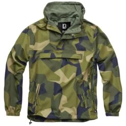 Brandit Summer Windbreaker Swedish M90 Camo