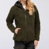 Brandit Ladies Teddyfleece Jacket Olive 1 Brandit Ladies Teddyfleece Jacket Olive -Brandit || Mil-Tec || Condor Sales Brandit Ladies Teddyfleece Jacket Olive 1