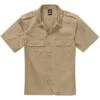 Brandit US Shirt Short Sleeve Beige 2 Brandit US Shirt Short Sleeve Beige -Brandit || Mil-Tec || Condor Sales Brandit US Shirt Short Sleeve Beige