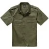 Brandit US Shirt Short Sleeve Olive -Brandit || Mil-Tec || Condor Sales Brandit US Shirt Short Sleeve Olive