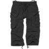 Brandit Industry Vintage 3/4 Shorts Black 2 Brandit Industry Vintage 3/4 Shorts Black -Brandit || Mil-Tec || Condor Sales Brandit industry shorts black