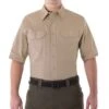 First Tactical Men's V2 Short Sleeve Tactical Shirt Khaki -Brandit || Mil-Tec || Condor Sales First Tactical V2 Tactical SHORT KHAKI 1001x1001