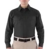 First Tactical Men's V2 Long Sleeve Tactical Shirt Black -Brandit || Mil-Tec || Condor Sales First Tactical V2 Tactical Shirt 001 Black 1001x1001