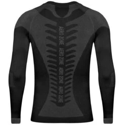 Alpinus Men Tactical Longsleeve Base Layer Black-Grey -Brandit || Mil-Tec || Condor Sales GT43219 2 1