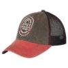 Helikon Shooting Time Trucker Cap Cotton Dirty Washed Black / Dirty Washed Red C -Brandit || Mil-Tec || Condor Sales Helikon Shooting Time Trucker Cap Cotton Dirty Washed Black Dirty Washed Red C 1