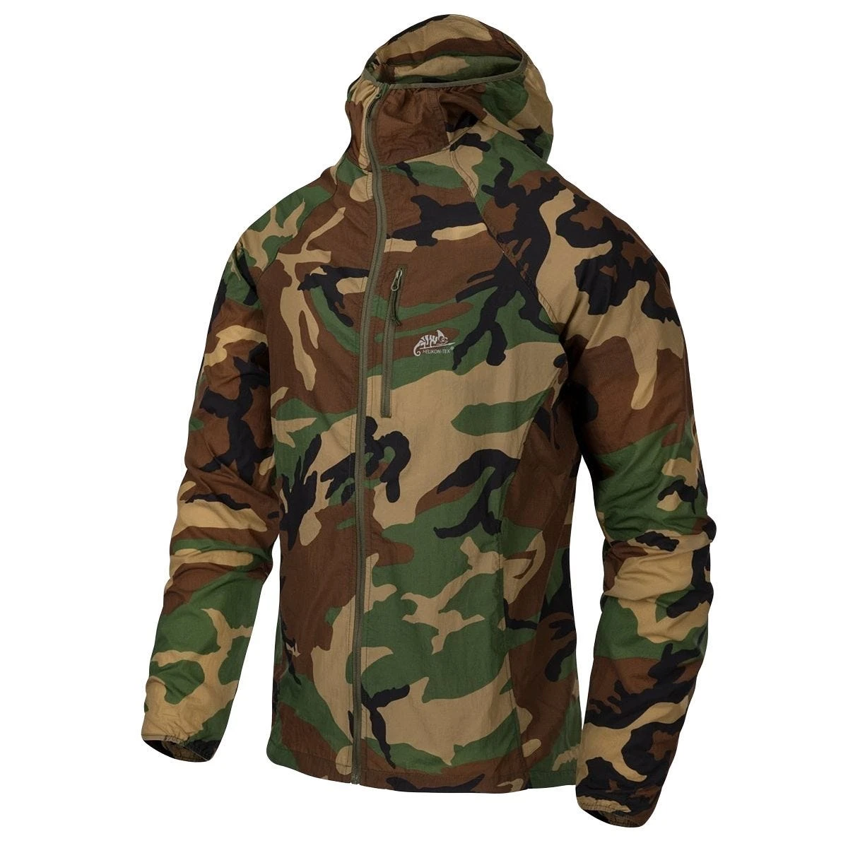 Helikon Tramontane Jacket WindPack Nylon US Woodland 3 Helikon Tramontane Jacket WindPack Nylon US Woodland