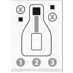 Helikon Pistol Target PXQT (100 Pack)