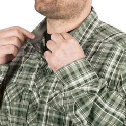 Helikon Defender Mk2 City Shirt Pine Plaid -Brandit || Mil-Tec || Condor Sales Helikon Shirt City PinePlaid 05 1200x1200 3