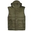 MFH Lined Vest With A Detachable Hood OD Green -Brandit || Mil-Tec || Condor Sales MFH 04155 Vest Lined Detachable Hood OD Green 001 1