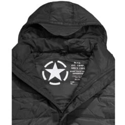 MFH Lined Vest With A Detachable Hood Black -Brandit || Mil-Tec || Condor Sales MFH 04155 Vest Lined Detachable Hood black 003