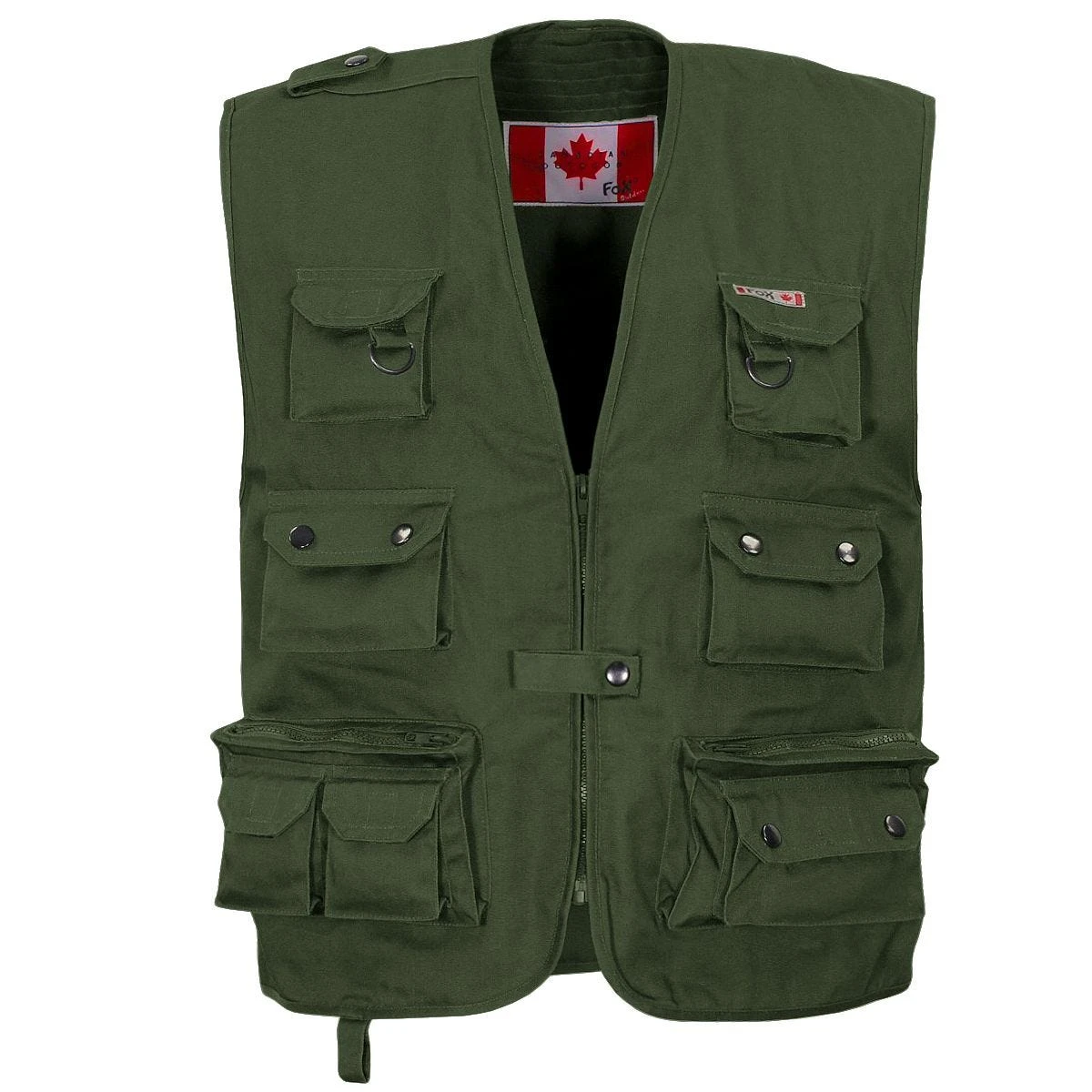 Fox Outdoor Heavy Vest OD Green 3 Fox Outdoor Heavy Vest OD Green