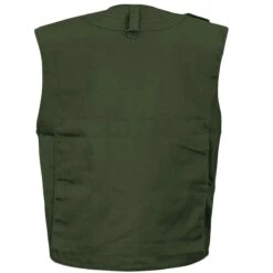 Fox Outdoor Heavy Vest OD Green 7 Fox Outdoor Heavy Vest OD Green -Brandit || Mil-Tec || Condor Sales MFH 04253B Outdoor Vest Heavy Version OD Green 003