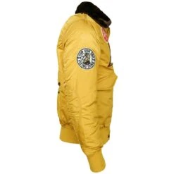 Mil-Tec Top Gun Flight Jacket Flying Tigers Yellow 7 Mil-Tec Top Gun Flight Jacket Flying Tigers Yellow -Brandit || Mil-Tec || Condor Sales Mil Tec Top Gun Flight Jacket Flying Tigers Yellow 3 1200x1200