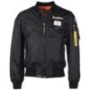 Mil-Tec Top Gun Flight Jacket Tomcat Black -Brandit || Mil-Tec || Condor Sales Mil Tec Top Gun Flight Jacket Tomcat Black 1 1200x1200