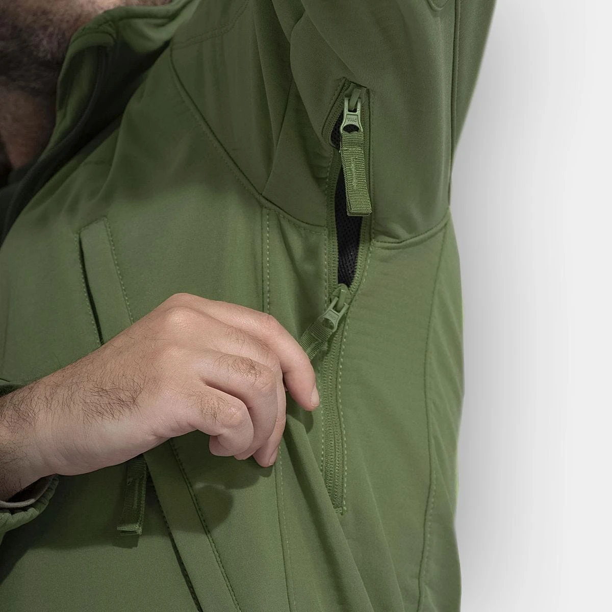 Pentagon Artaxes Softshell Jacket Olive Green - Image 3