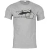 Pentagon Ring Spun Helicopter T-Shirt Melange -Brandit || Mil-Tec || Condor Sales Pentagon RingSpun Helicopter Tshirt Melange 1200x1200