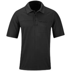 Propper Men's HLX Polo Short Sleeve Black -Brandit || Mil-Tec || Condor Sales Propper HLX Polo 1001x1001 Black 1