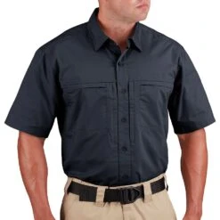 Propper Men's HLX Shirt Short Sleeve LAPD Navy -Brandit || Mil-Tec || Condor Sales Propper HLX Shirt SS Navy 3 1001x1001