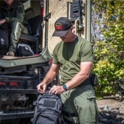 Helikon T-Shirt Slim Melange Red -Brandit || Mil-Tec || Condor Sales T SHIRT SLIM TS TSS CC 4 5