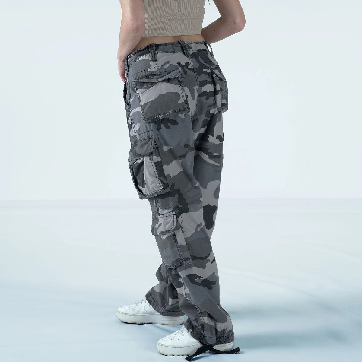 Surplus Ladies Airborne Vintage Trousers Night Camo - Image 2