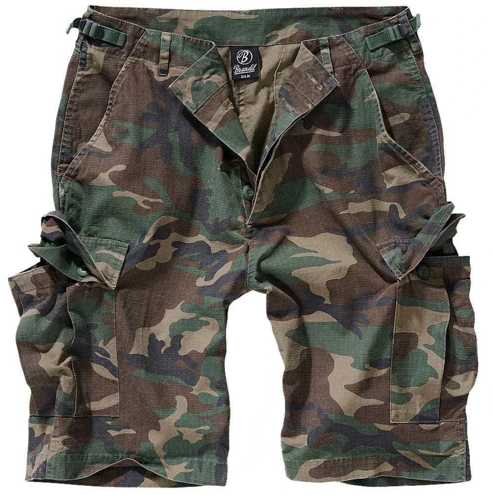 Brandit BDU Shorts Woodland 3 Brandit BDU Shorts Woodland