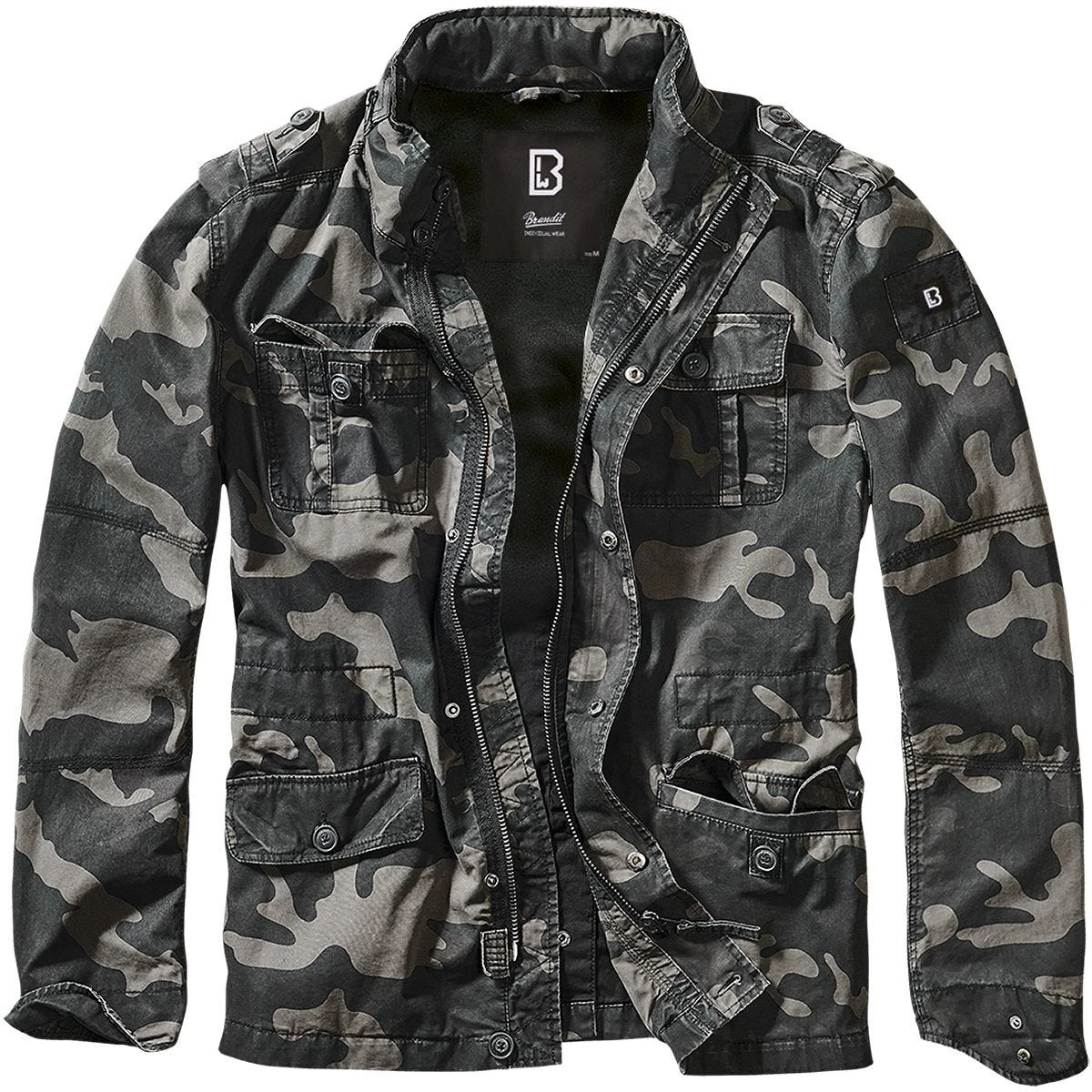 Brandit Britannia Jacket Dark Camo 3 Brandit Britannia Jacket Dark Camo