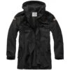 Brandit BW Parka Flag Black -Brandit || Mil-Tec || Condor Sales brandit bw parka flag black 001