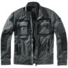 Brandit Colin Jacket Black -Brandit || Mil-Tec || Condor Sales brandit colin biker jacket black 1