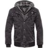 Brandit Dayton Jacket Black Washed -Brandit || Mil-Tec || Condor Sales brandit daytona Jacket black ALL 1