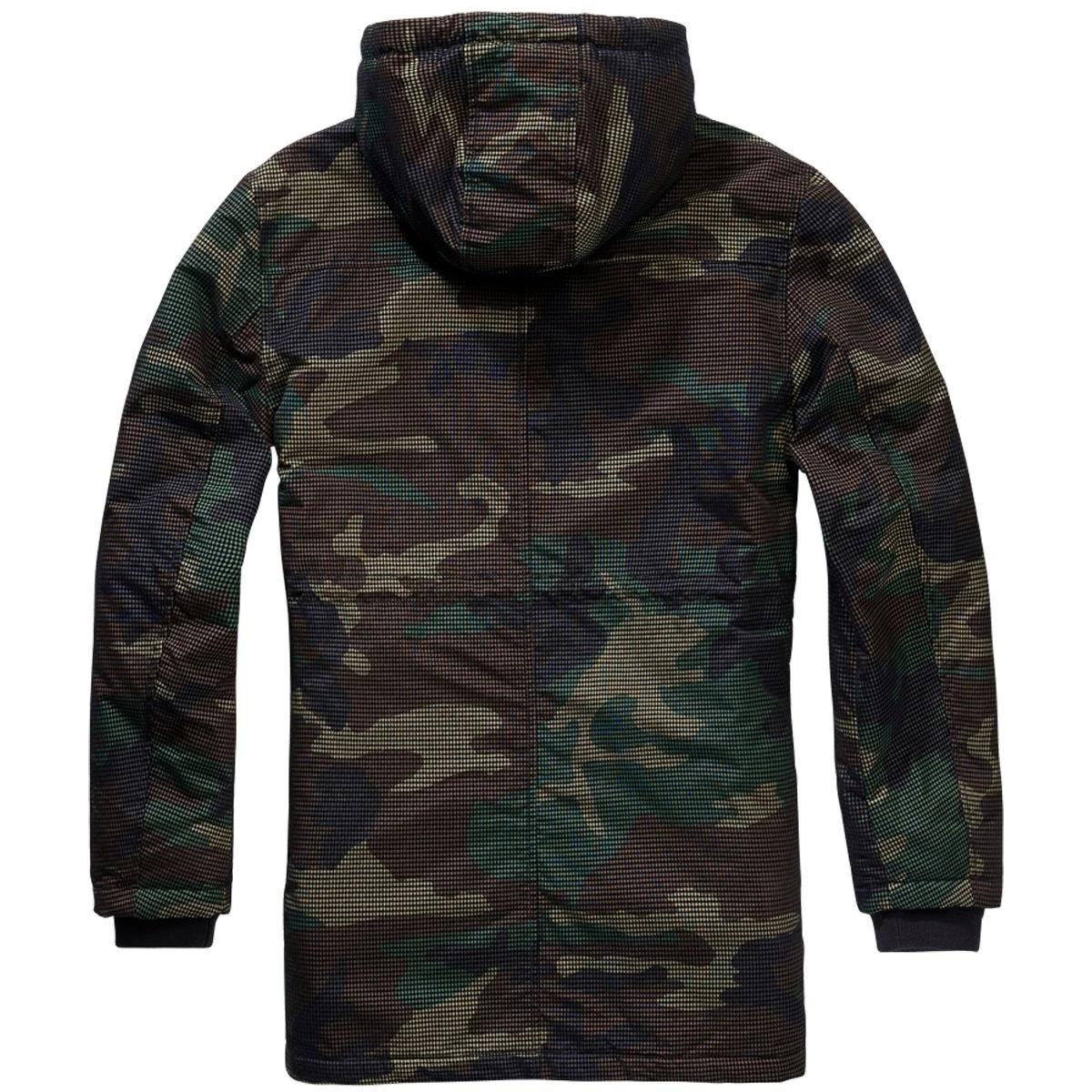 Brandit Grid Camo Parka Woodland 4 Brandit Grid Camo Parka Woodland - Image 2