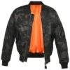 Brandit MA1 Camo Jacket Dark Camo -Brandit || Mil-Tec || Condor Sales brandit ma1 jacket dark camo 1