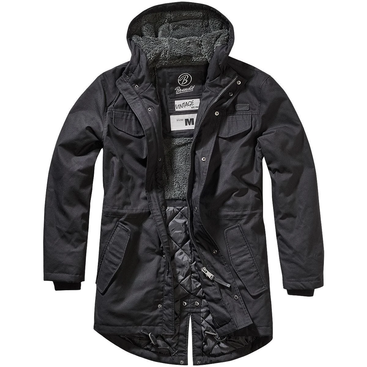 Brandit Marsh Lake Parka Black 3 Brandit Marsh Lake Parka Black